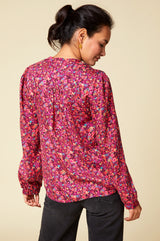 Olivia-Blouse-Ditsy-Burgundy