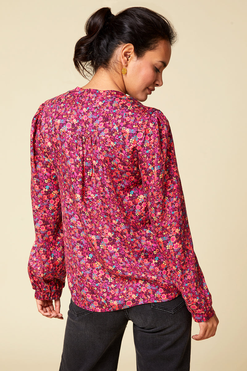 Olivia-Blouse-Ditsy-Burgundy