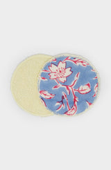 Face Pads | Japanese Flower Marina Blue