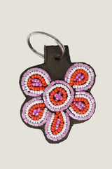 Flower Keyring | Pink/White/Orange