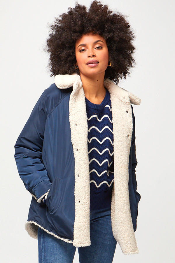 Reversible-Eco-Parker-Coat-Navy/Cream