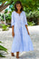 Emma Organic Cotton Dress | Shell Marina Blue