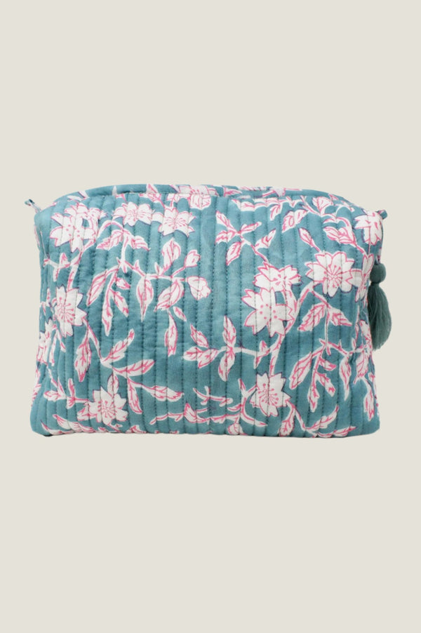 Wash-Bag-Japanese-Flower-Sea-Green