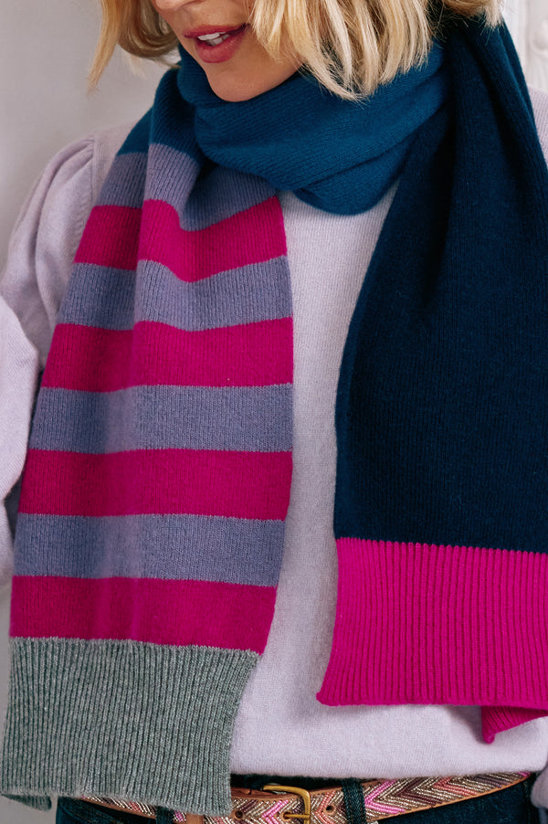 Wool-Cashmere-Scarf-Navy-Mix