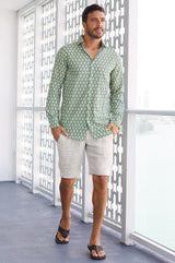 Men’s Linen Shorts | Natural