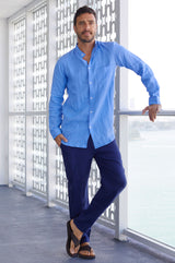 Men's-Premium-Linen-Trousers-Navy