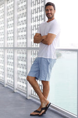 Men's-Linen-Shorts-Dove-Grey