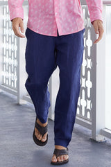 Men's-Premium-Linen-Trousers-Navy