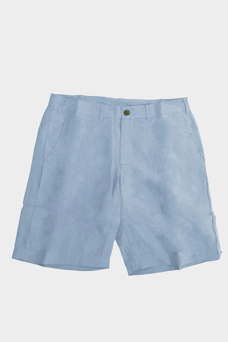 Men's-Linen-Shorts-Dove-Grey