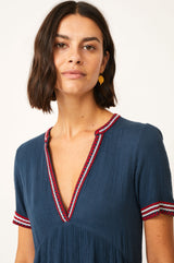 Meredith-Embroidered-Organic-Cotton-Dress-Navy-Red