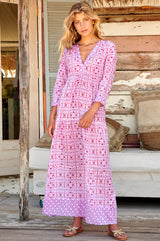 Mykonos Maxi Dress | Pink/Lilac