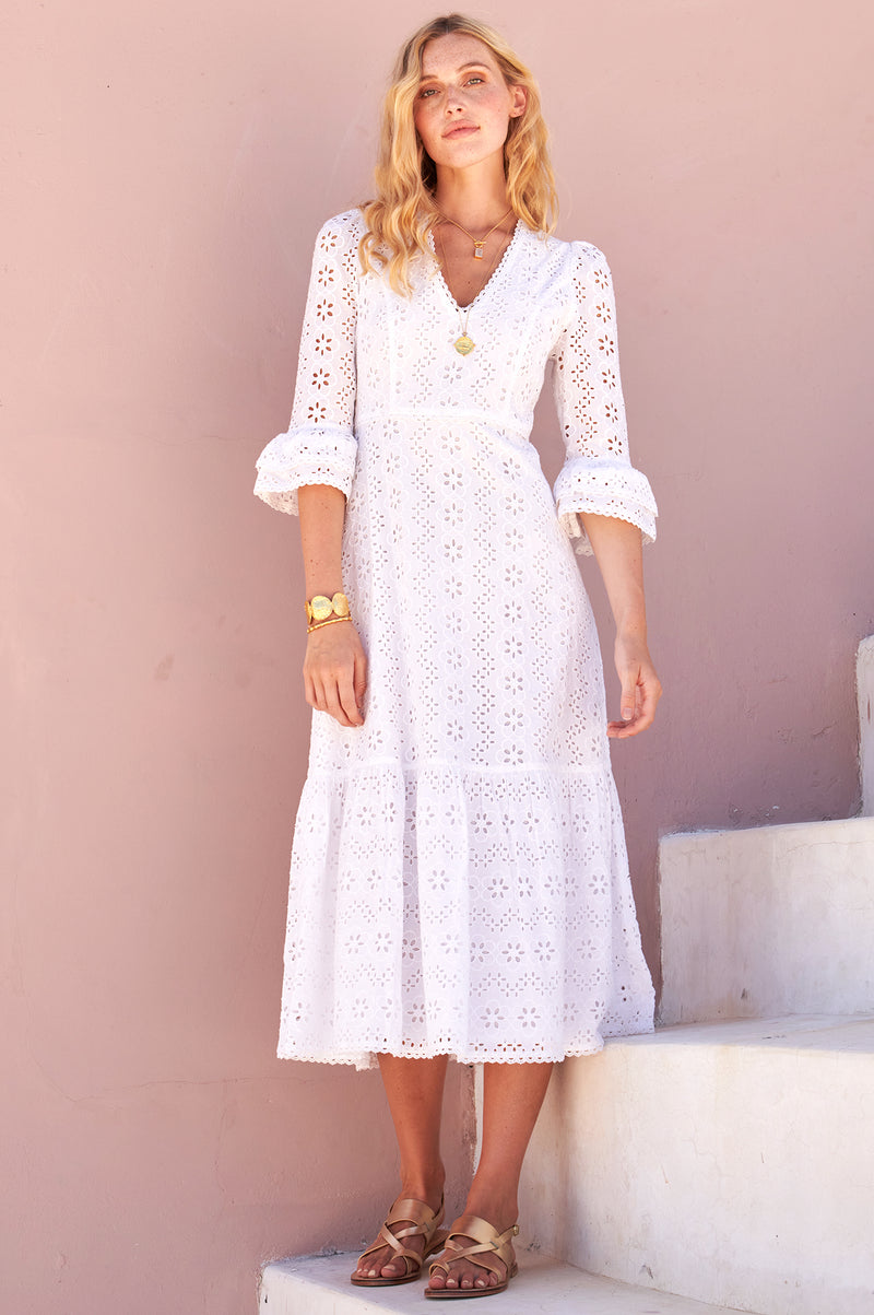 Victoria-Broidery-Dress-White