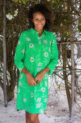Sandy-EcoVero-Shirt-Tunic-Waterlily-Green