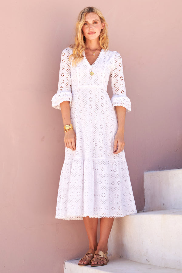 Victoria-Broidery-Dress-White