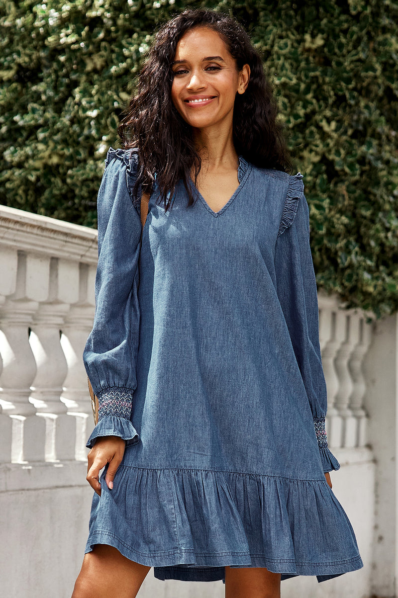 Paige Denim Dress Mid Vintage Mid Vintage XS UK 8 US 4 EU 36