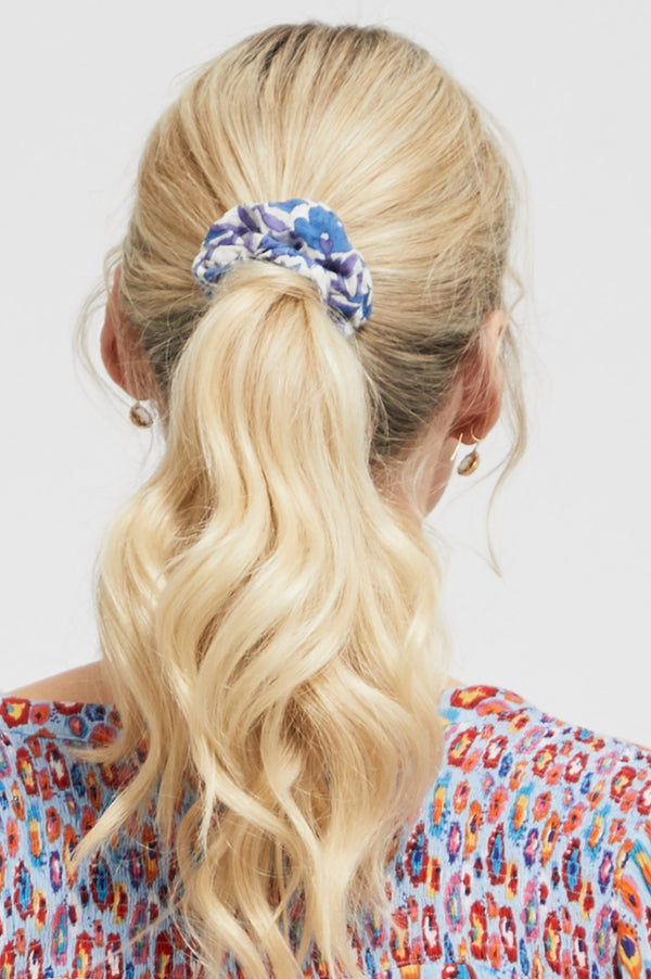 Scrunchie | Flower Blue - Aspiga