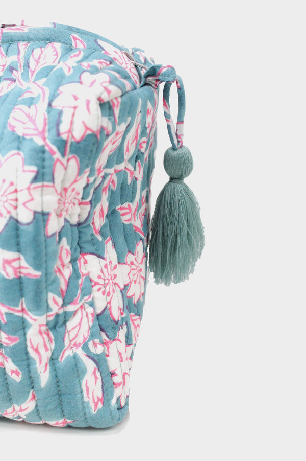 Wash-Bag-Japanese-Flower-Sea-Green