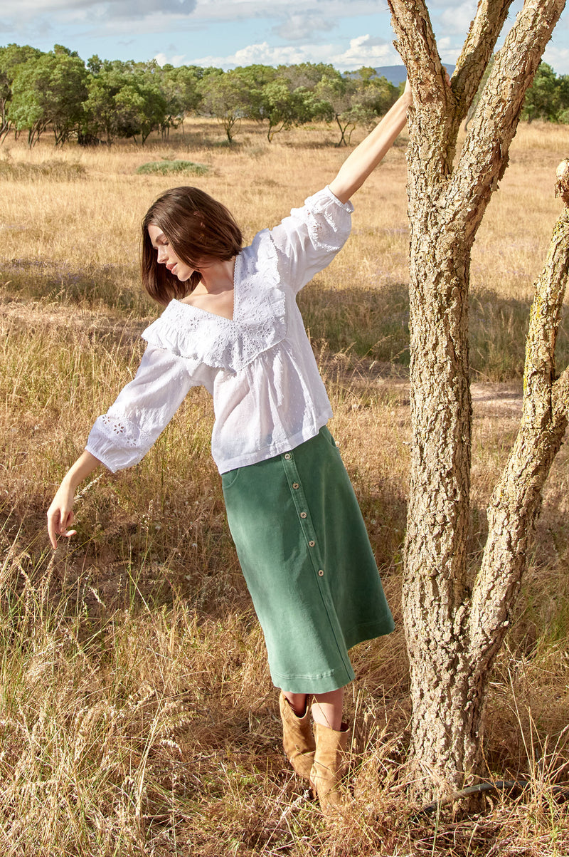 Ivy Blouse | White