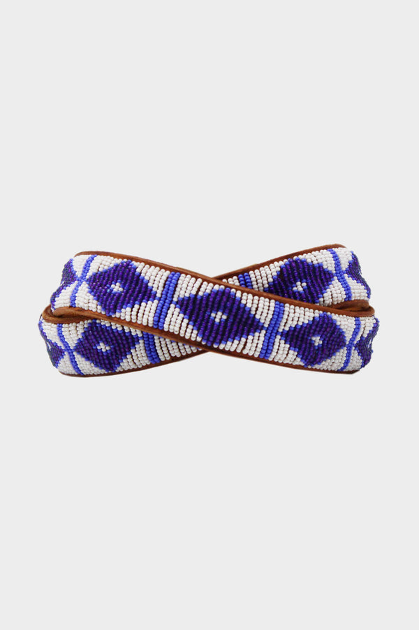 Triangle-Leather-Belt-White-Maasai-Blue