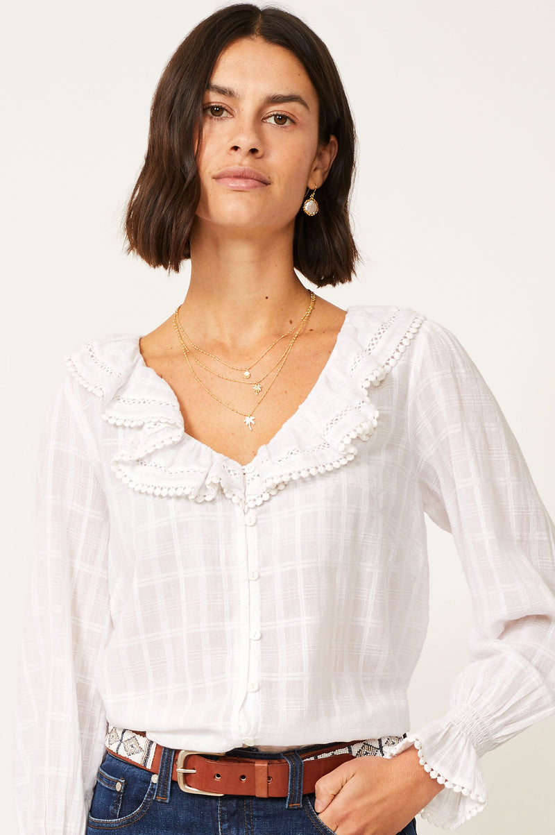 Trixie Blouse | White