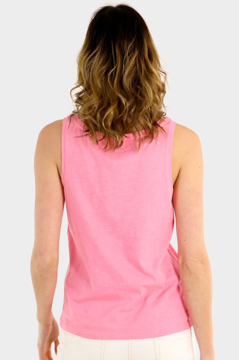 Vest Top | Bubble Pink